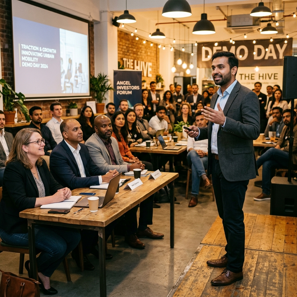 Startup pitch day